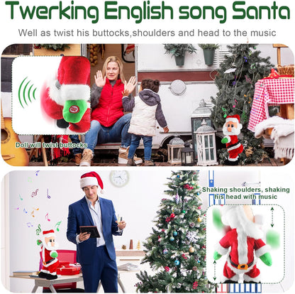 Twerking Santa Claus, Booty Shaking Dancing Santa Claus with Music